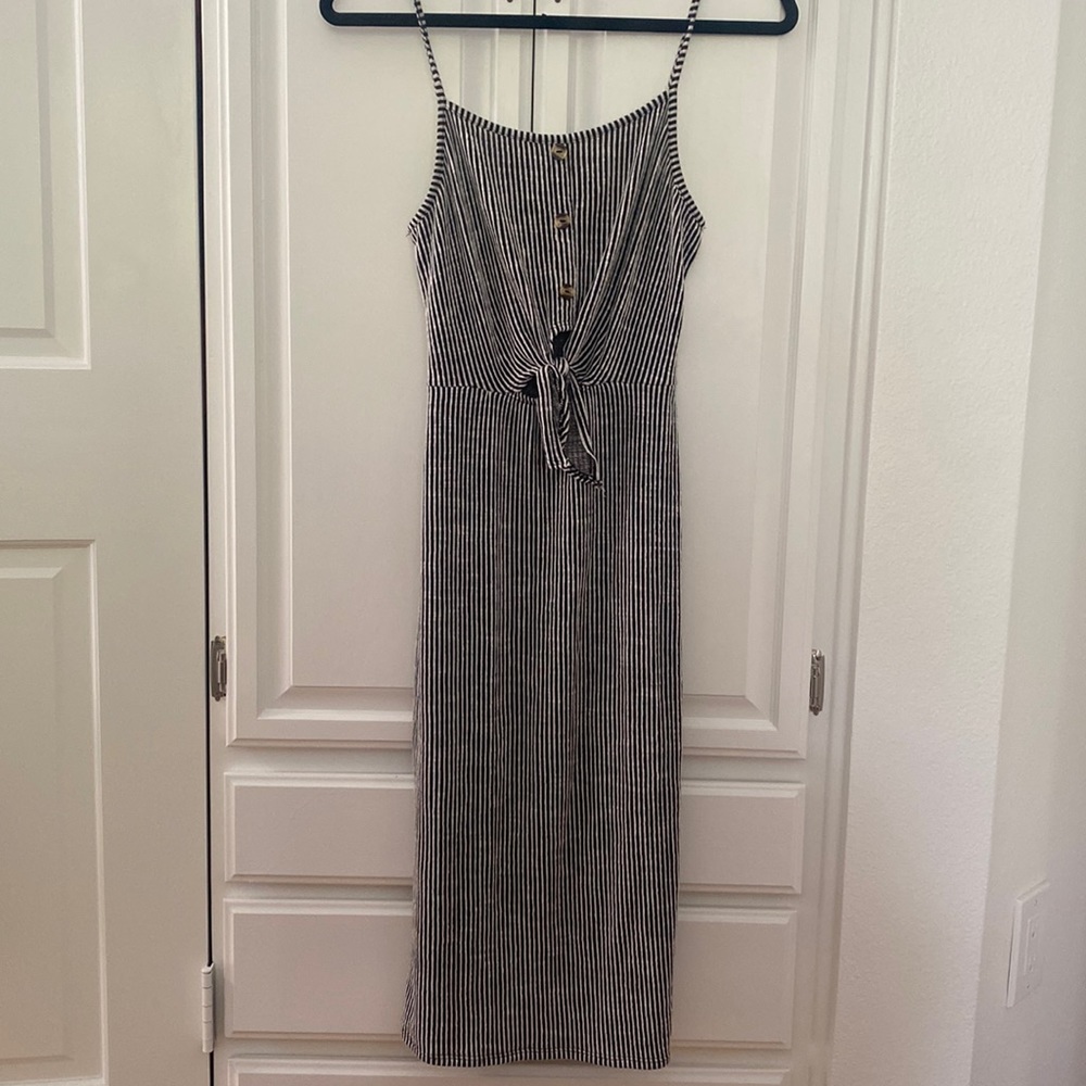 Caution To The Wind Black and White Dress